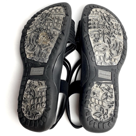 Skechers Women's Reggae Slim - Sunnyside Open Toe Sling Back Sandal Size 10 - Picture 10 of 12